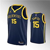 Men's Golden State Warriors #15 Gui Santos Navy Statement Edition Stitched Jersey Dzhi,baseball caps,new era cap wholesale,wholesale hats